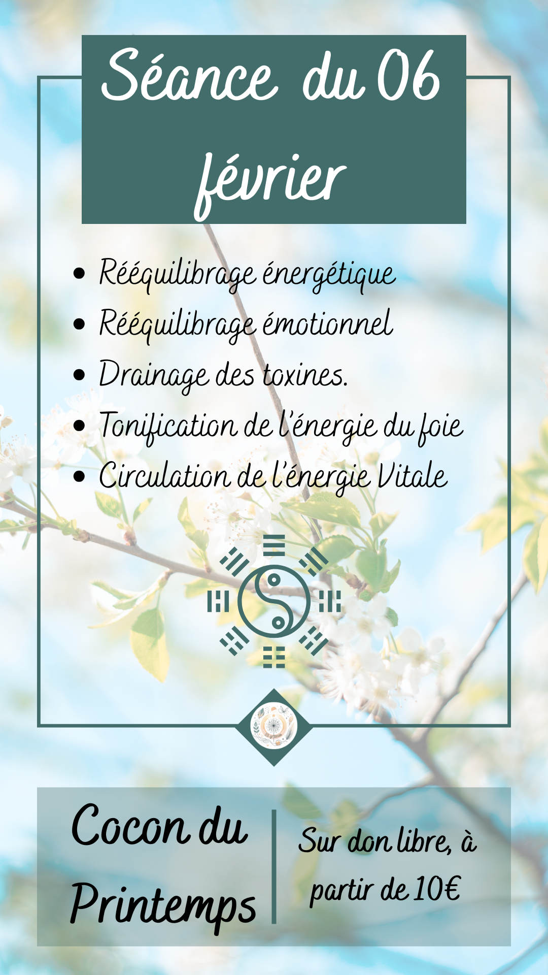 Séance collective « Cocon de printemps »